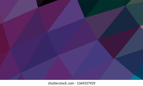 Geometric triangle design. Colorful gradient mosaic background. The effect of stained glass. EPS 10 Vector