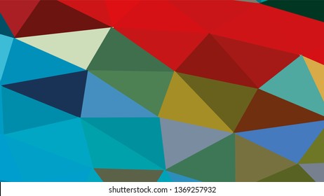 Geometric triangle design. Colorful gradient mosaic background. The effect of stained glass. EPS 10 Vector