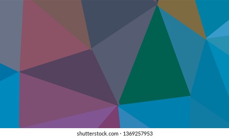 Geometric triangle design. Colorful gradient mosaic background. The effect of stained glass. EPS 10 Vector