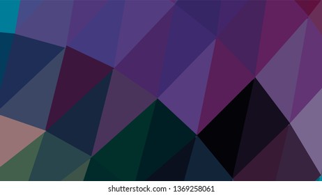 Geometric triangle design. Colorful gradient mosaic background. The effect of stained glass. EPS 10 Vector