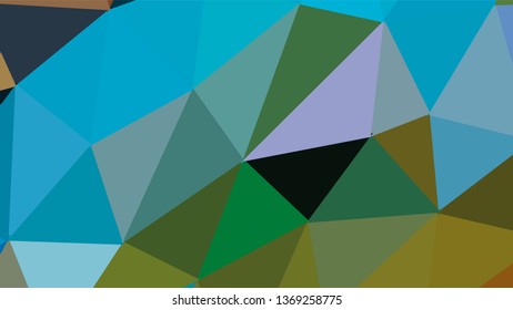 Geometric triangle design. Colorful gradient mosaic background. The effect of stained glass. EPS 10 Vector