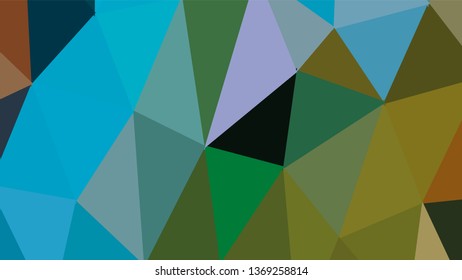 Geometric triangle design. Colorful gradient mosaic background. The effect of stained glass. EPS 10 Vector