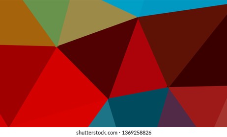 Geometric triangle design. Colorful gradient mosaic background. The effect of stained glass. EPS 10 Vector