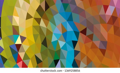 Geometric triangle design. Colorful gradient mosaic background. The effect of stained glass. EPS 10 Vector
