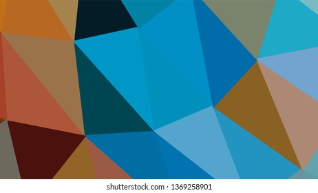 Geometric triangle design. Colorful gradient mosaic background. The effect of stained glass. EPS 10 Vector
