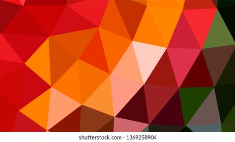 Geometric triangle design. Colorful gradient mosaic background. The effect of stained glass. EPS 10 Vector