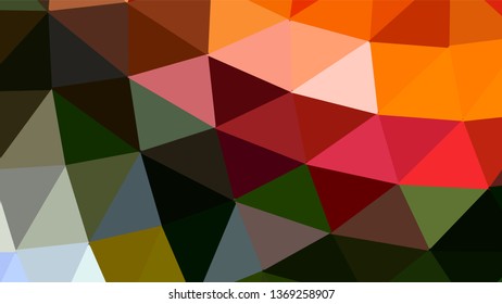 Geometric triangle design. Colorful gradient mosaic background. The effect of stained glass. EPS 10 Vector