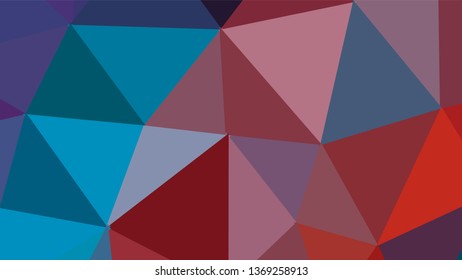 Geometric triangle design. Colorful gradient mosaic background. The effect of stained glass. EPS 10 Vector