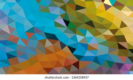 Geometric triangle design. Colorful gradient mosaic background. The effect of stained glass. EPS 10 Vector