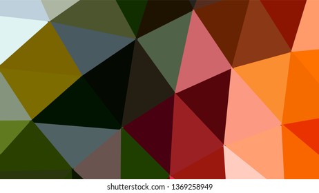 Geometric triangle design. Colorful gradient mosaic background. The effect of stained glass. EPS 10 Vector