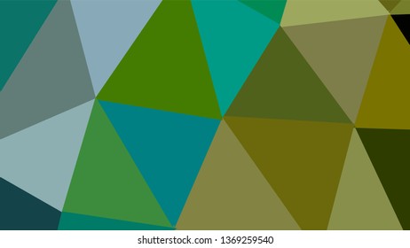 Geometric triangle design. Colorful gradient mosaic background. The effect of stained glass. EPS 10 Vector