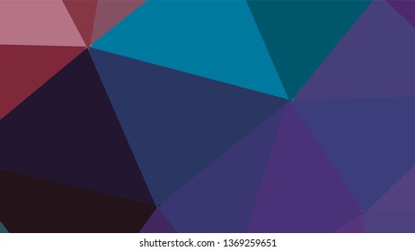Geometric triangle design. Colorful gradient mosaic background. The effect of stained glass. EPS 10 Vector