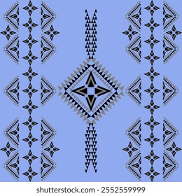 Diseño geométrico del triángulo. Triángulo inconsútil. Patrón nativo del triángulo. Diseño para las alfombras de los textiles, bufandas, abrigo del regalo.