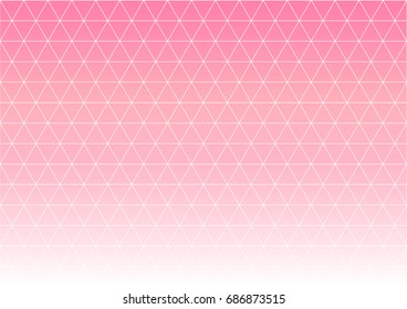 Geometric triangle gradient background vector