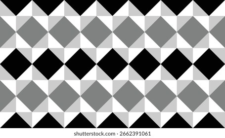 Geometric triangle grid in monochrome tones