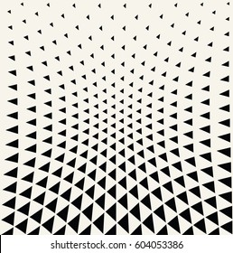 geometric triangle halftone minimal pattern vector background