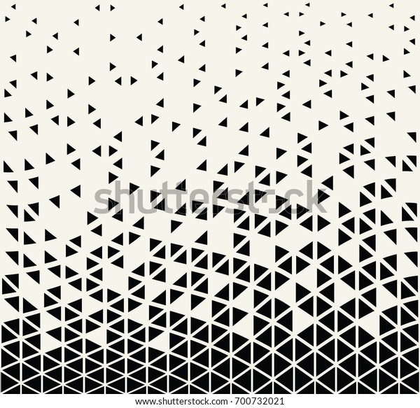 Geometric Triangle Halftone Pattern Stock Vector (Royalty Free ...