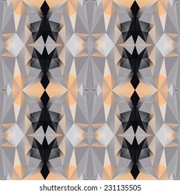 Geometric triangle hipster retro background