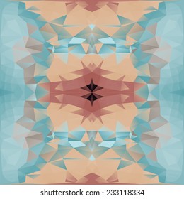 Geometric triangle hipster retro background