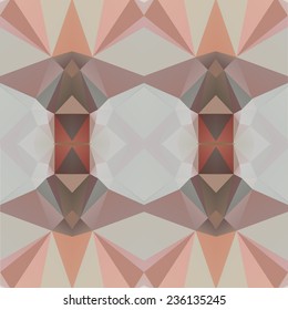 Geometric triangle hipster retro background 