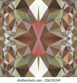 Geometric triangle hipster retro background 