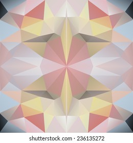 Geometric triangle hipster retro background 