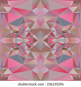 Geometric triangle hipster retro background 