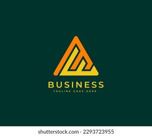Geometric Triangle Logotype linked Letter E E Vector Template Abstract Monogram Symbol . E E Letter Usable For Best Modern, Business, Company, Corporate, Premium,