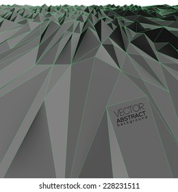 Geometric triangle mosaic background.Vector illustration.