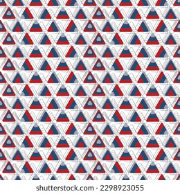 geometric triangle pattern, background vector.