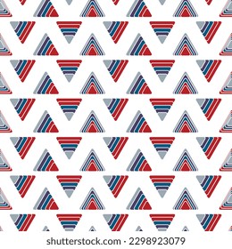 geometric triangle pattern, background vector.