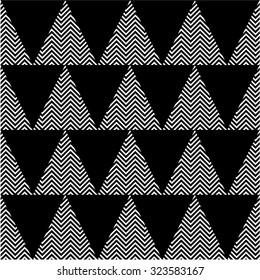 geometric triangle pattern, background vector.