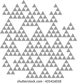 Geometric triangle pattern, background vector. Vector repeating texture. Background vector can be used for wallpaper, cover fills, web page background, surface textures. Vector linen texture.