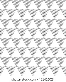 Geometric triangle pattern, background vector. Vector repeating texture. Background vector can be used for wallpaper, cover fills, web page background, surface textures. Vector linen texture.