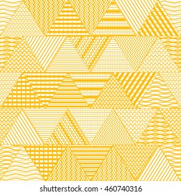 geometric triangle pattern, background vector, can be used for wallpaper, cover fills, web page background, surface textures.