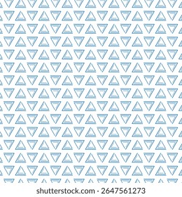 Geometric Triangle Pattern with blue color