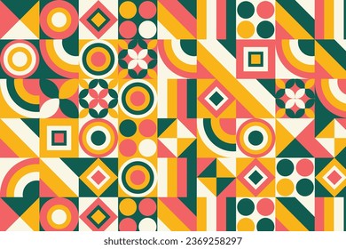 Geometric Triangle Pattern design for background.