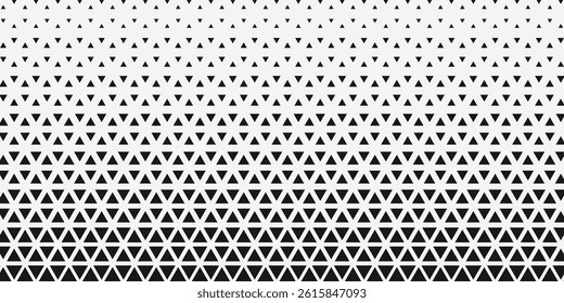 Geometric triangle pattern design on white background
