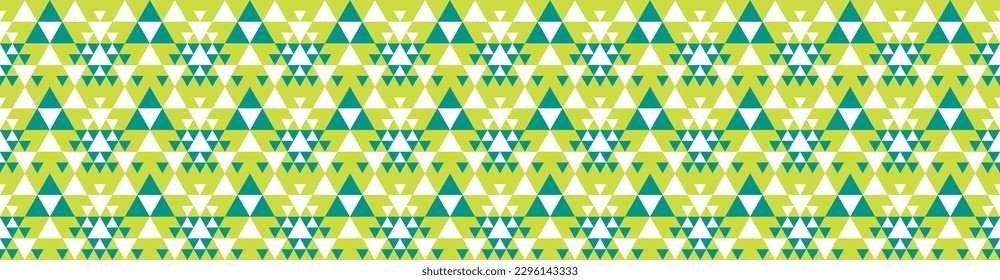 Geometric triangle pattern. Sierpinski triangle fractal. Abstract vector background. Seamless geomety texture for cloth, costume, decoration