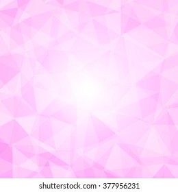 geometric triangle pink abstract background