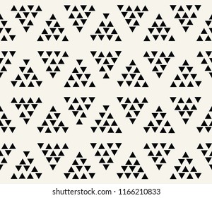 geometric triangle seamless pattern design