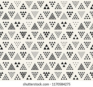 geometric triangle seamless pattern design