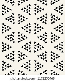 geometric triangle seamless pattern design