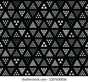geometric triangle seamless pattern design