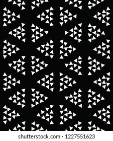 geometric triangle seamless pattern design