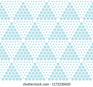 geometric triangle seamless pattern dot design