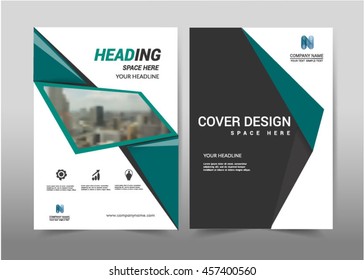 geometric triangle shape design on background.Brochure template layout, cover design, annual report,magazine,Leaflet,presentation background, flyer design. and booklet in A4 with Vector Illustration.