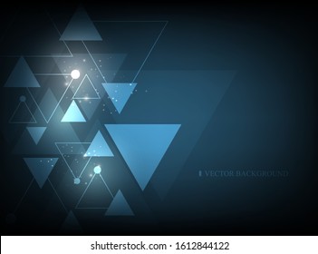 geometric triangle shape.abstract vector wallpaper design.