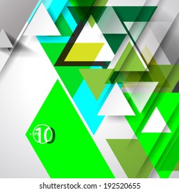 Geometric Triangle Shapes Digital Background