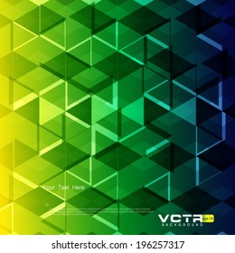 Geometric Triangle Shapes Digital Background